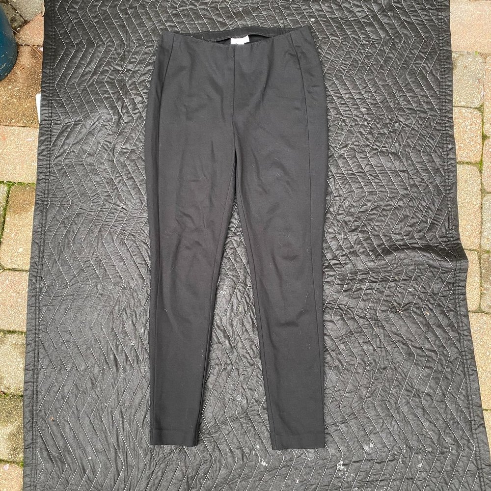 J. Jill Pull On Ponte Legging Skinny Black